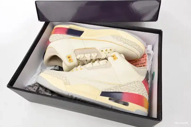 Cheap TBkick x Air Medellin Balvin 3 J Jordan FN0344-901 Sunset 0511